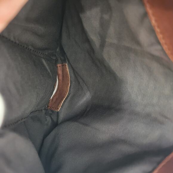 Vilenca Holland Wallet Brown Cognac Leather Woven Soft Slots Basketweave Bifold - Picture 12 of 15